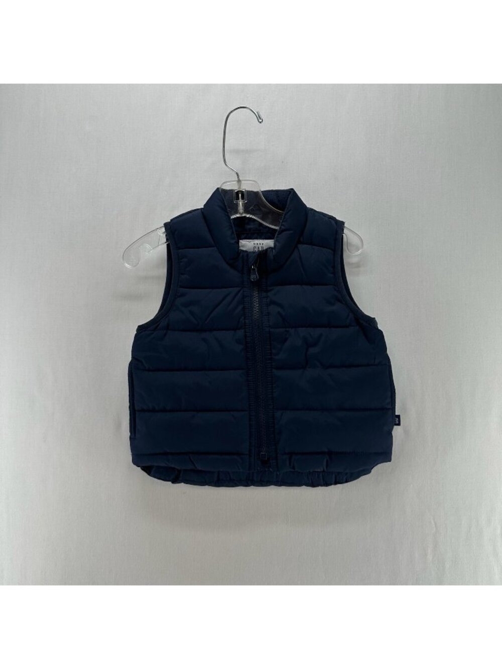 Baby Gap ColdControl Puffer Vest Boys 12-18M Water Resistant Outerwear Navy Blue